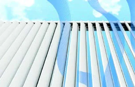 Pergola louvres demonstrating ventilation