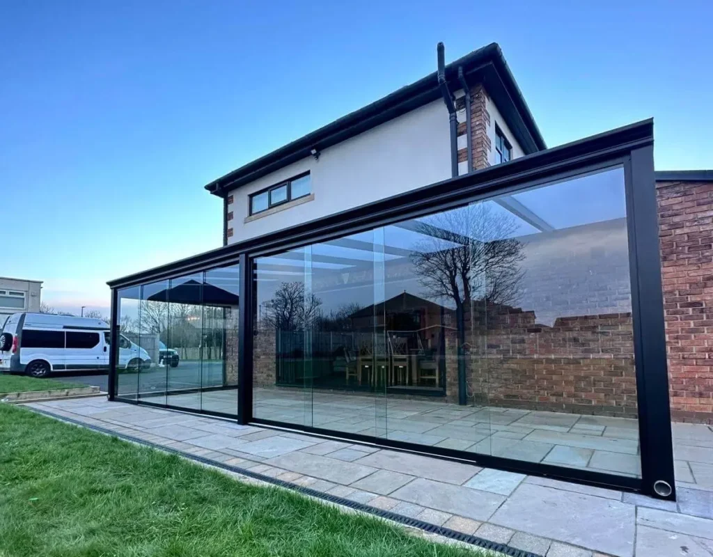 Topline veranda with pitched roof
