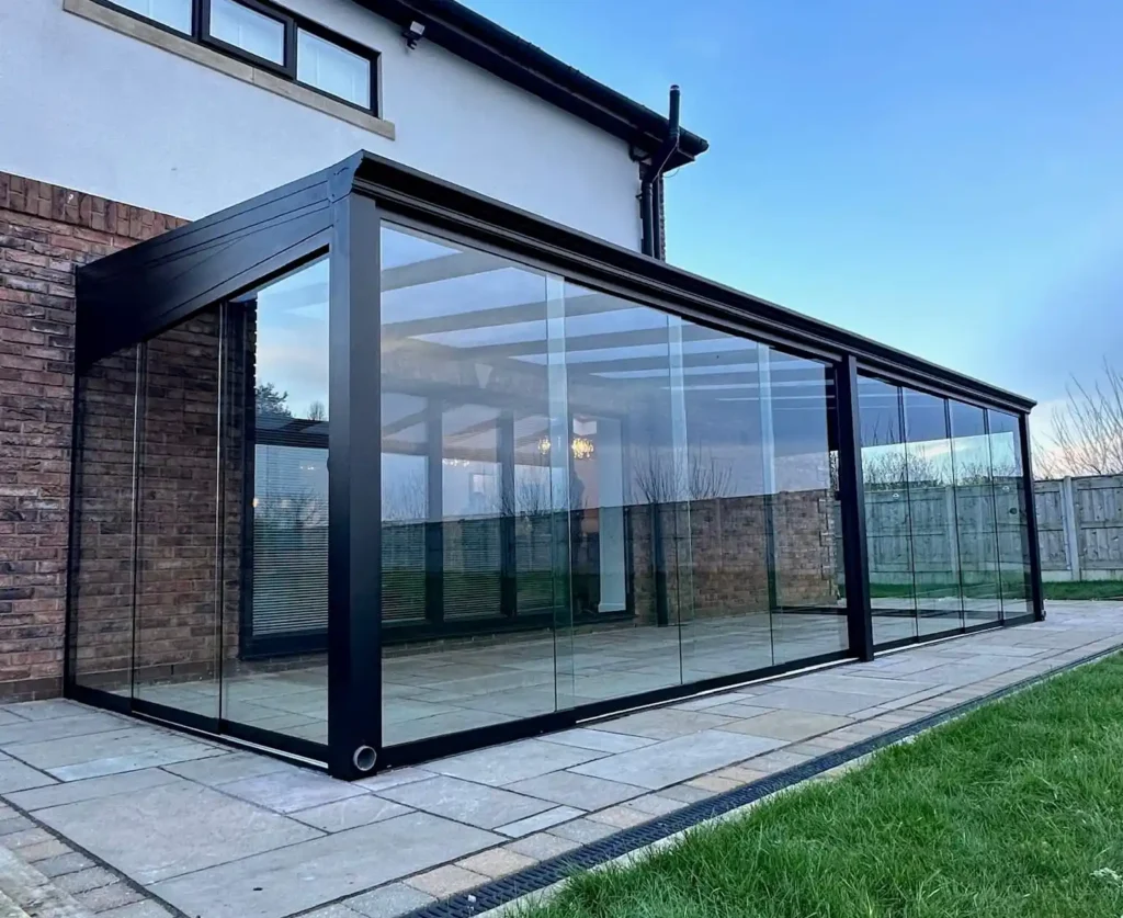 Topline veranda with pitched roof