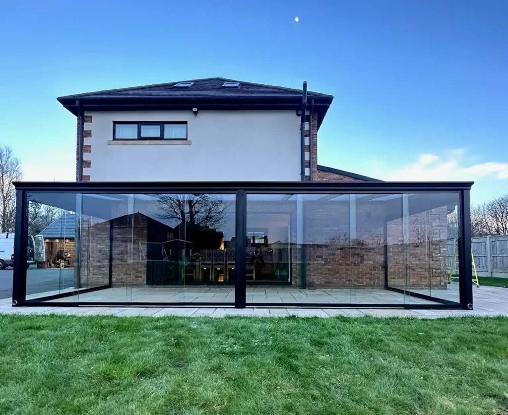 Topline veranda with pitched roof
