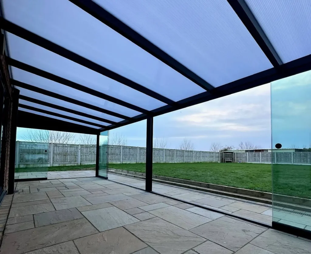 Topline veranda with pitched roof