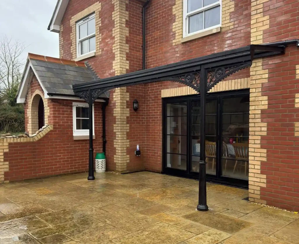 Victorian veranda on patio